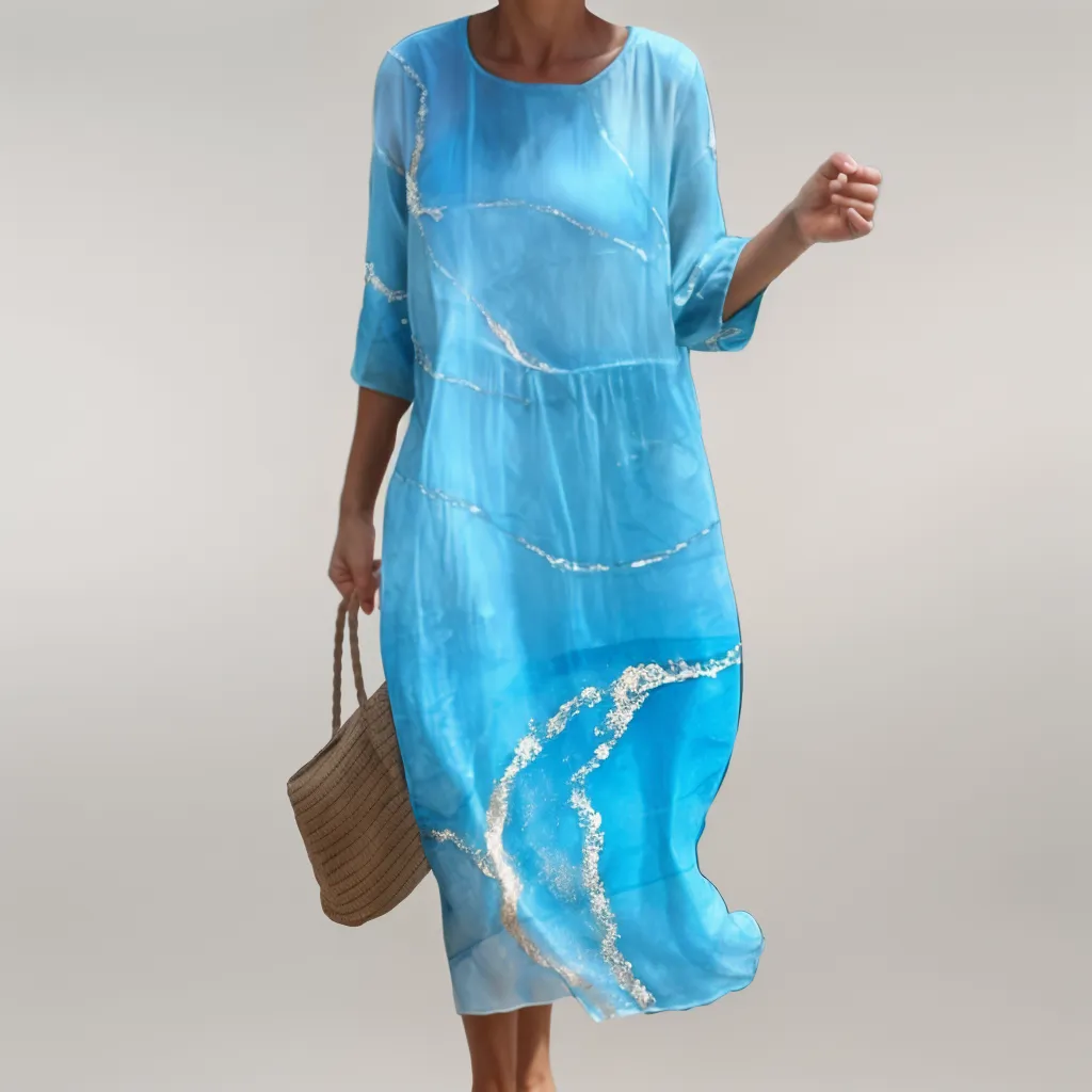 Liz™ | Elegancka sukienka zakrywająca brzuch