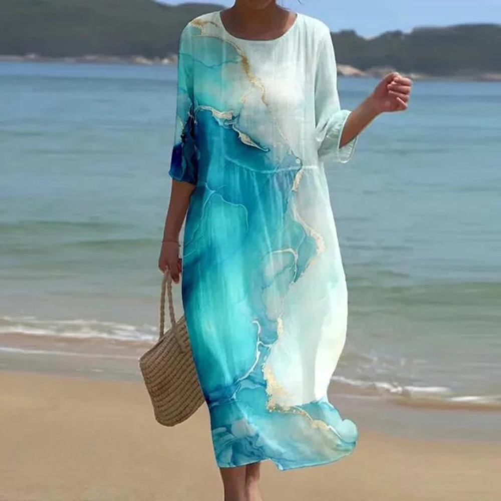 Liz™ | Elegancka sukienka zakrywająca brzuch