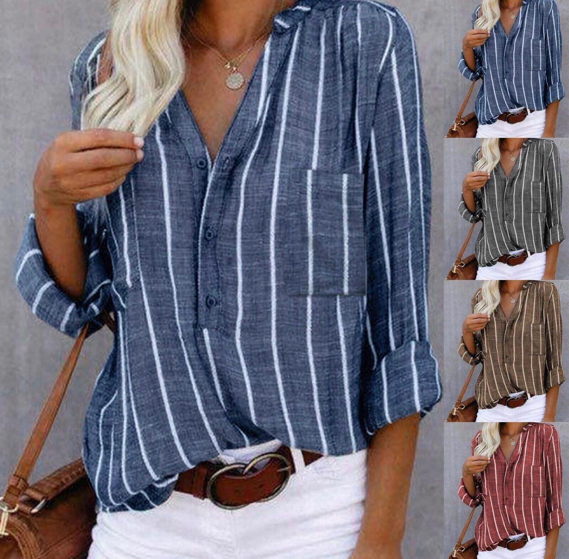 Giana - Pasiasta Casual Bluzka