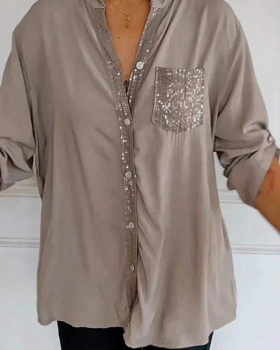 Aleksandra - Szykowny top w stylu glamour