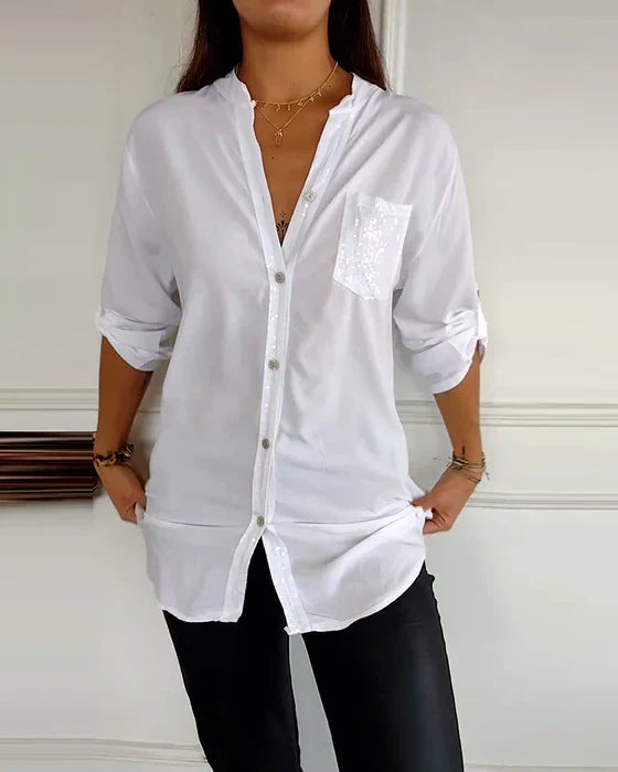 Aleksandra - Szykowny top w stylu glamour