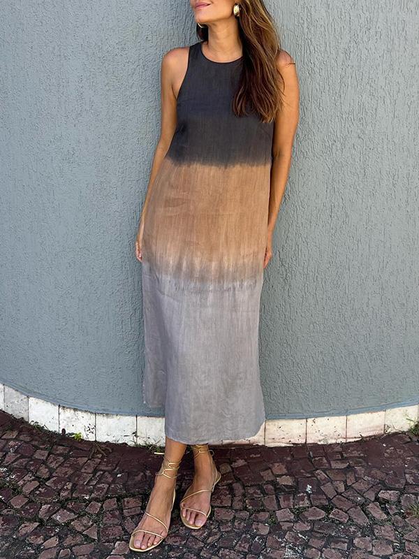 Monik- Tie-Dye Sukienka Damska na Lato dla Kobiet