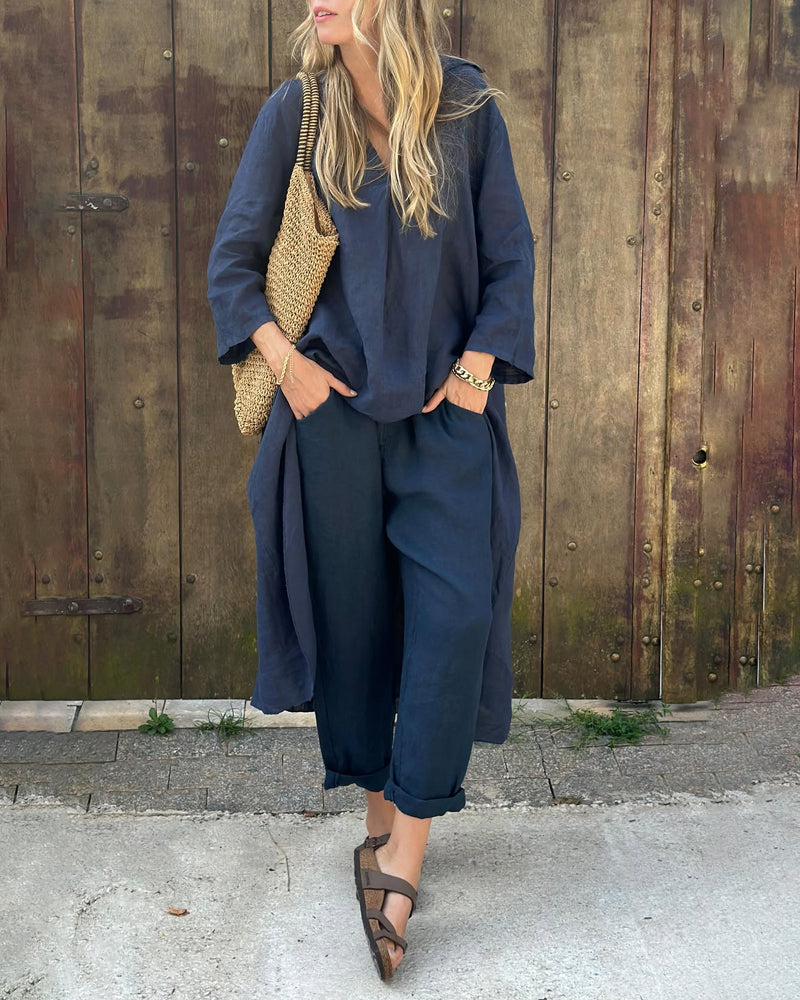 Anna™ | Elegancki Zestaw Chic w Dwu Częściach - Styl Bez Wysiłku i Wszechstronność
