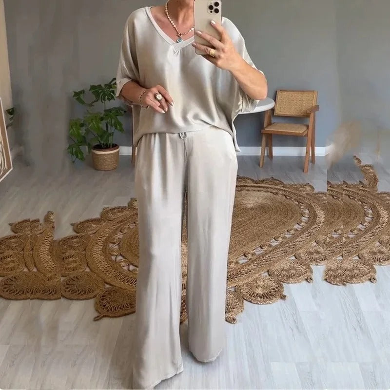 Mieczysława - Elegancki zestaw 2-częściowy dla kobiet