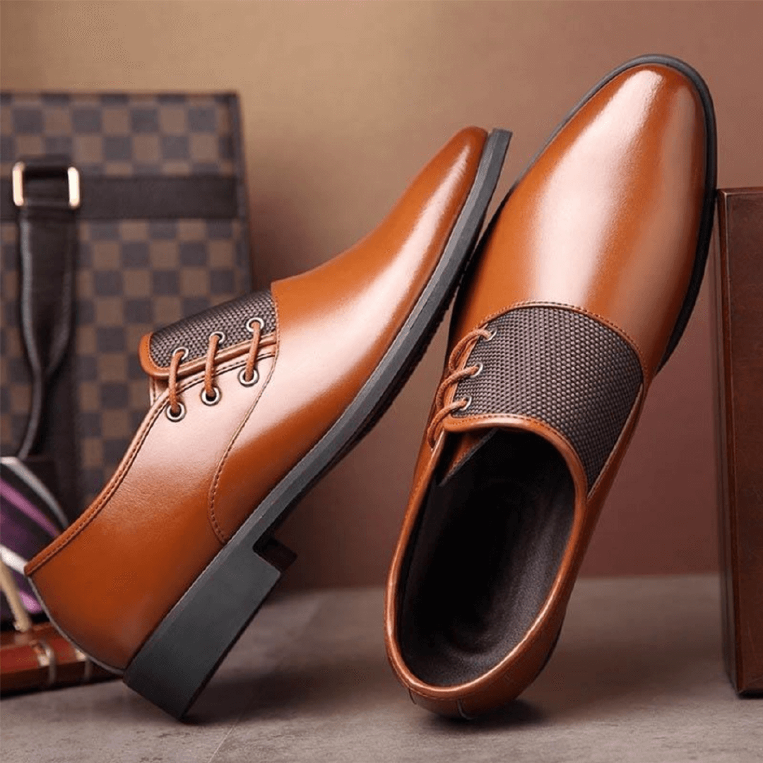 Eleganckie Buty Formalne ze Skóry Wegańskiej Męski | Idealne na Jesień/Zimę