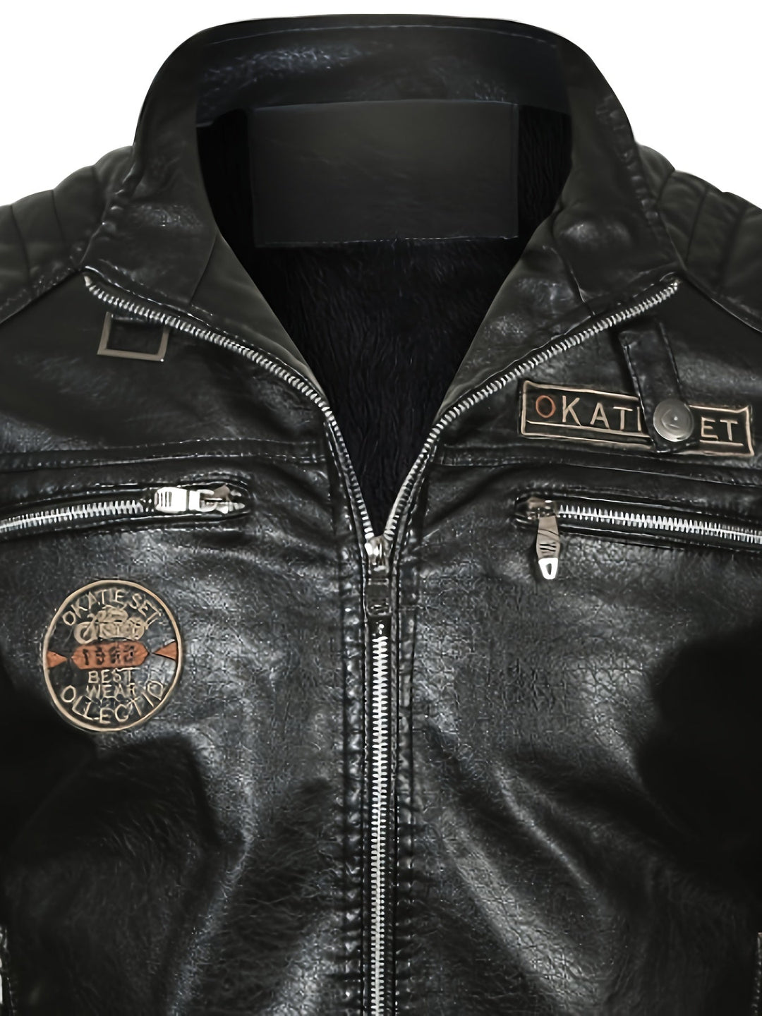 Stylowa kurtka w vintage'owym stylu