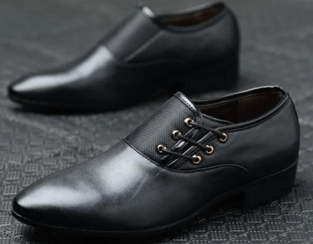 Eleganckie Buty Formalne ze Skóry Wegańskiej Męski | Idealne na Jesień/Zimę