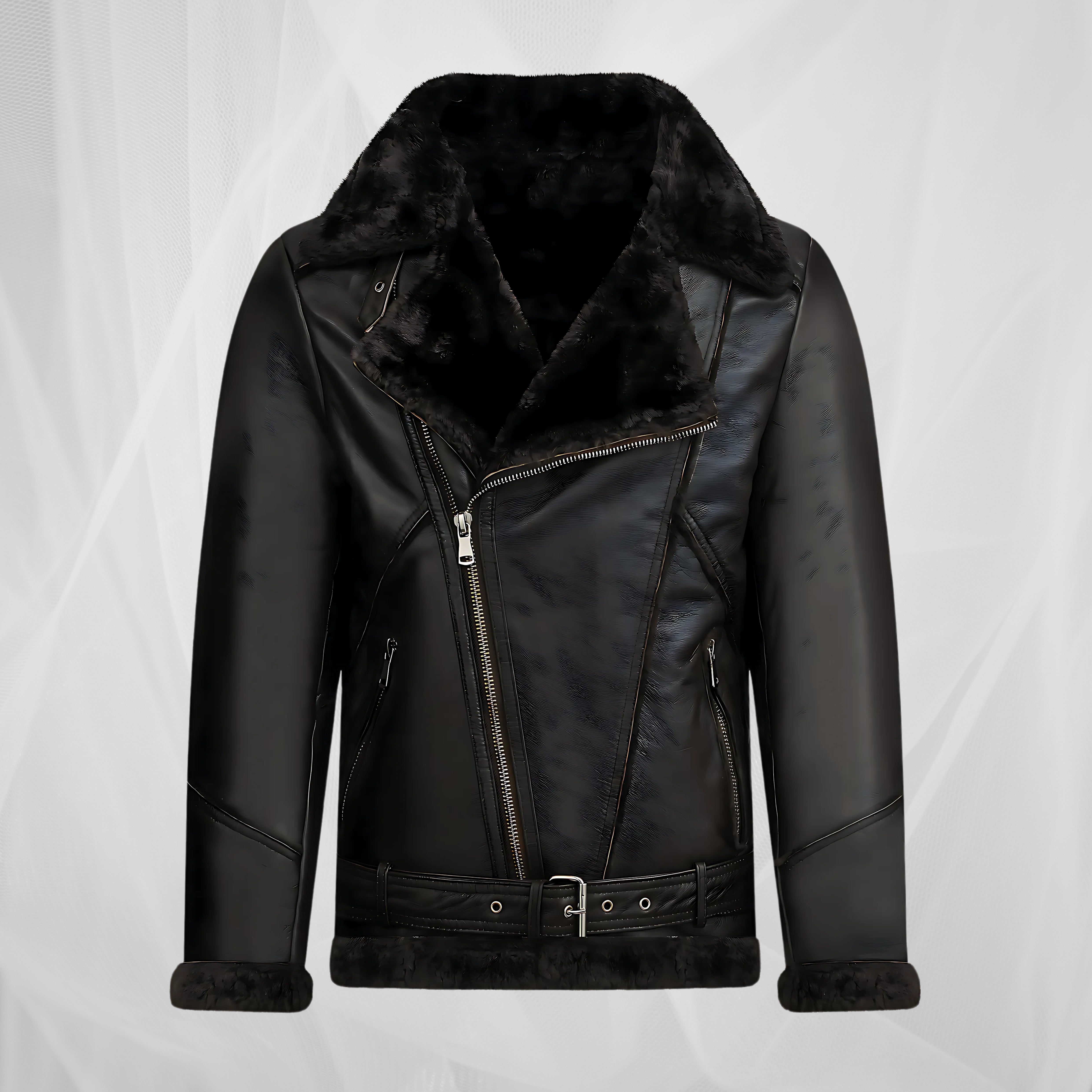 Modari | Vintage Aviator Jacket - Ciepła i Stylowa