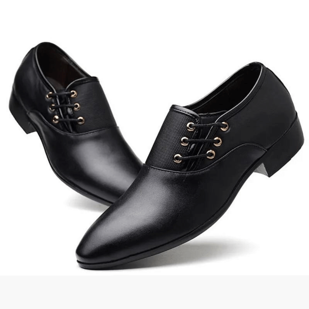 Eleganckie Buty Formalne ze Skóry Wegańskiej Męski | Idealne na Jesień/Zimę