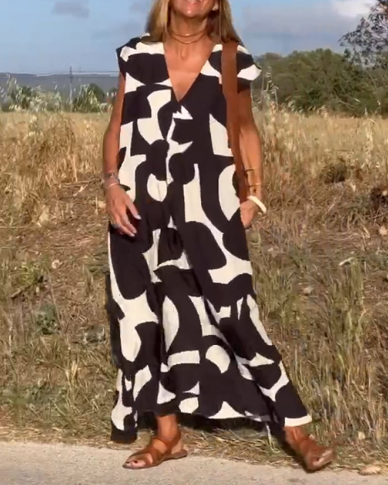 Ellen | Sukienka z nadrukiem