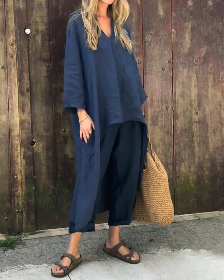 Anna™ | Elegancki Zestaw Chic w Dwu Częściach - Styl Bez Wysiłku i Wszechstronność