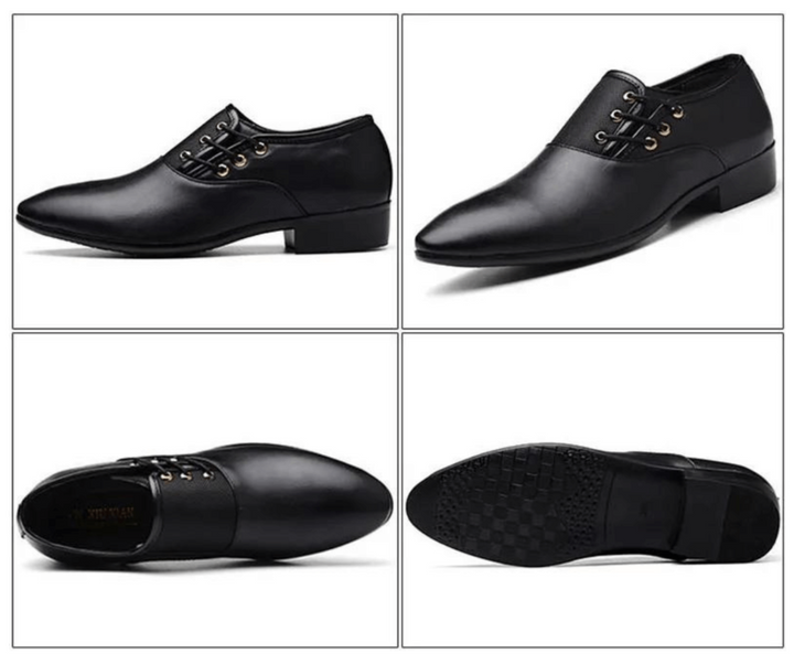 Eleganckie Buty Formalne ze Skóry Wegańskiej Męski | Idealne na Jesień/Zimę