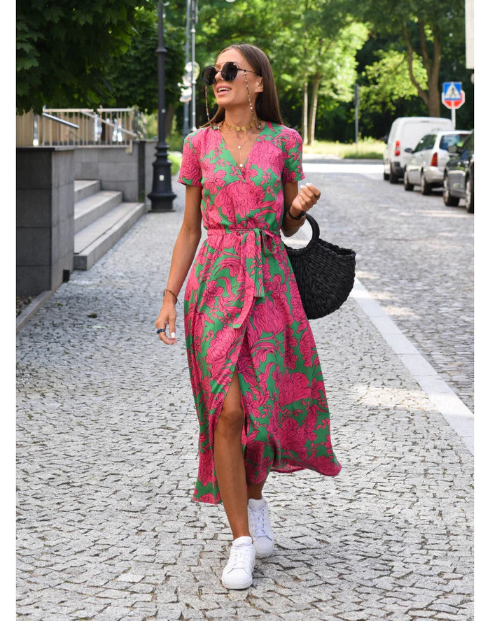 Oksana - Elegancka Sukienka Letnia Damska
