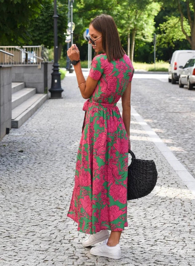 Oksana - Elegancka Sukienka Letnia Damska