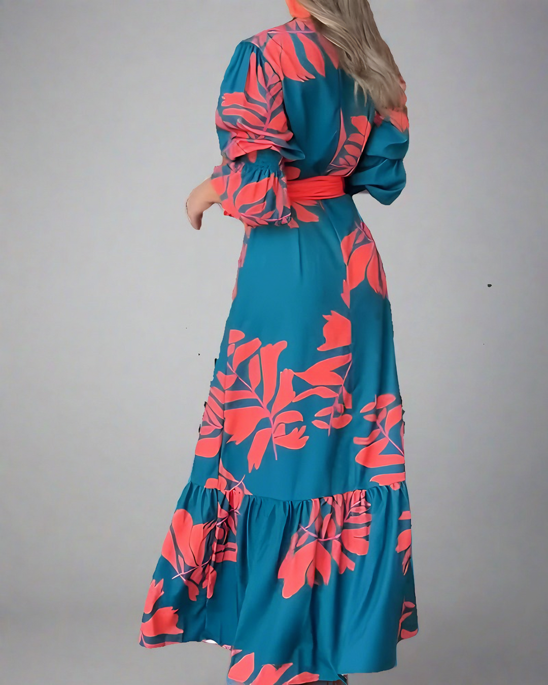 Luba - Elegancka Długa Sukienka na Wesele dla Kobiet