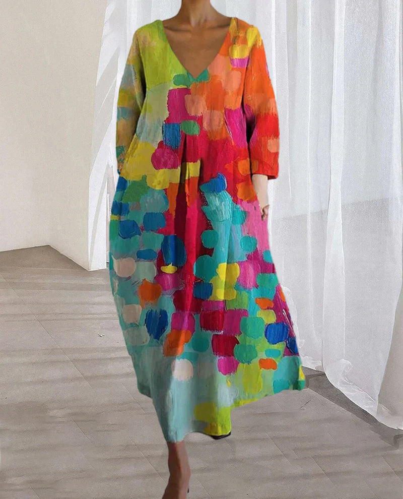 Dorota - Elegant Wiosenna Sukienka Damska dla Kobiet