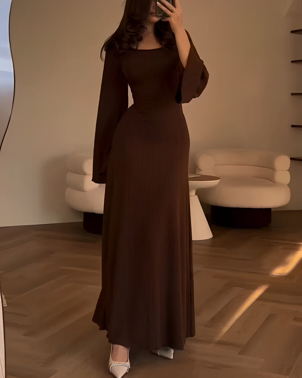 Fara - Elegancka Sukienka Maxi na Wesele dla Kobiet