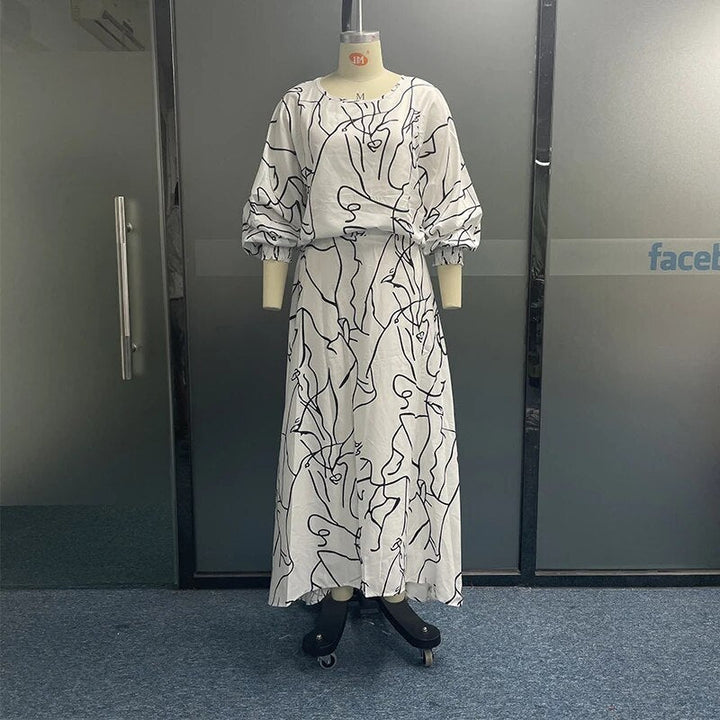 Lilianna – Elegancki Zestaw Ubrań – dla Kobiet | Wysokiej Jakości Bawełna