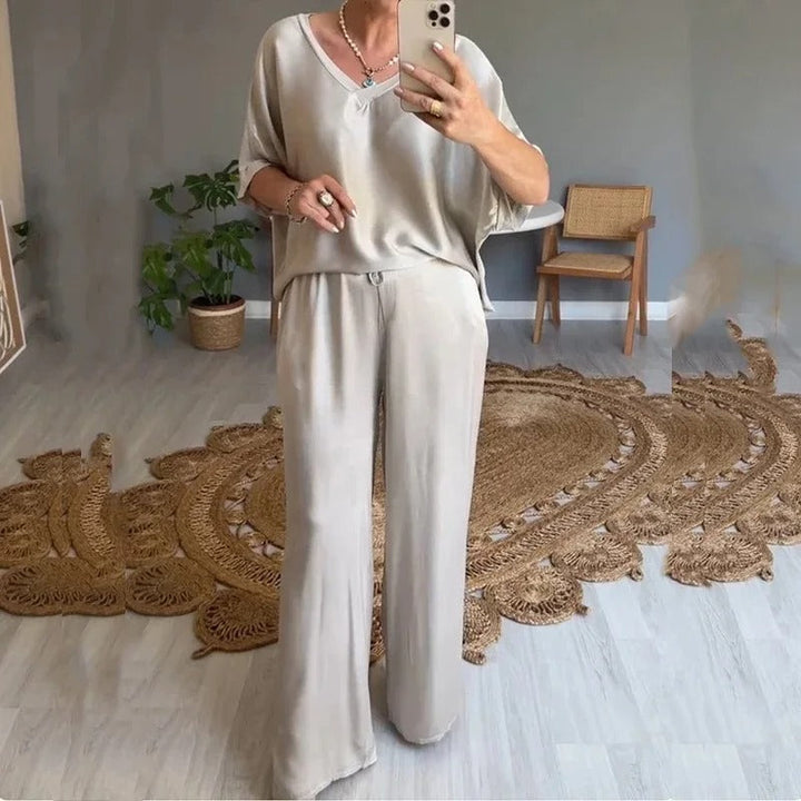 Mieczysława - Elegancki zestaw 2-częściowy dla kobiet