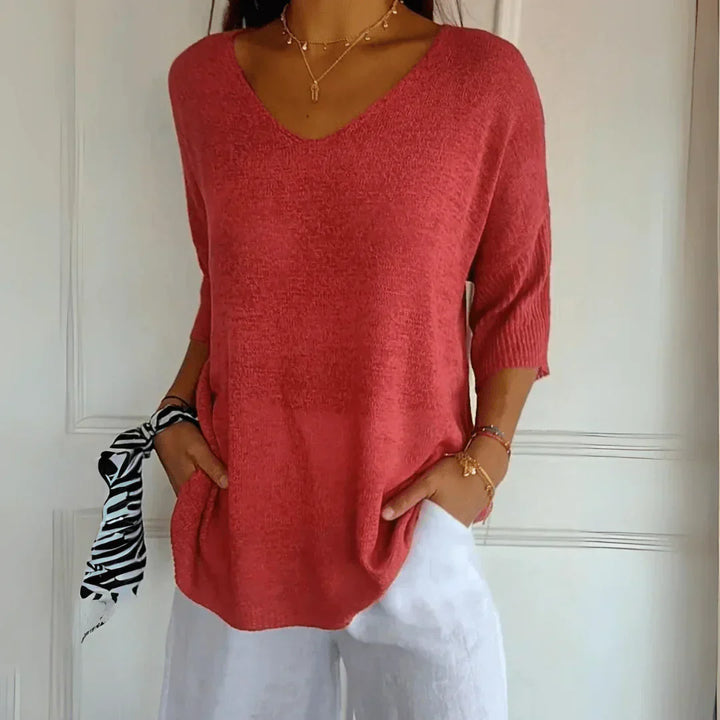 Izabela™ - Swobodna Elegancka Bluzka