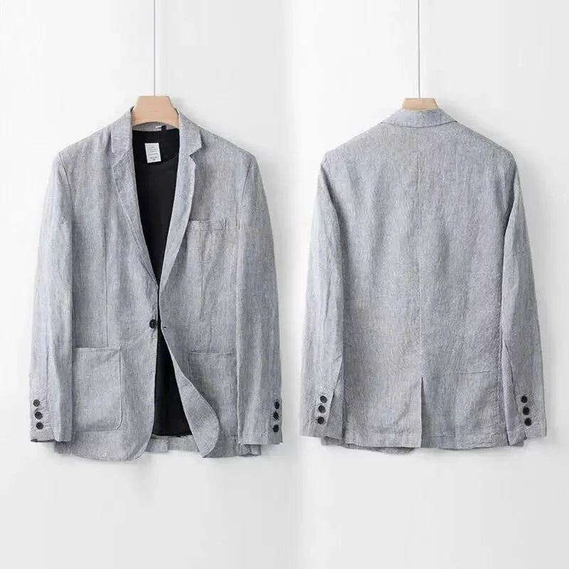 Grzegorz™ | Elegancki Garnitur Lnian